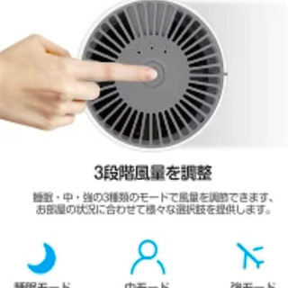 【ウイルス対策】ミニ空気清浄機　3-15畳対応 トイレ/ホーム/オフィス/玄関