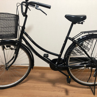 買い物や、一人暮らしに便利！！自転車(ブラック)