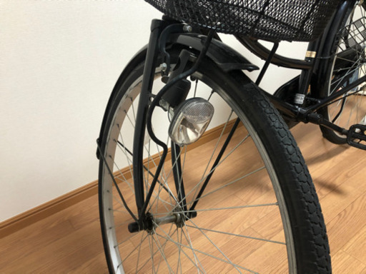 買い物や、一人暮らしに便利！！自転車(ブラック)