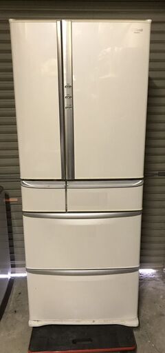 National ナショナル 6ドア ノンフロン冷凍冷蔵庫 445L NR-F452TM-W 2007年製 5950円