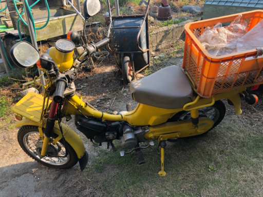 郵政用スズキ　バディ90cc スズキ　バイク　カブと似てる