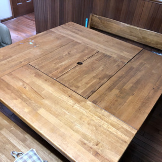 木製　テーブル　イス　セット