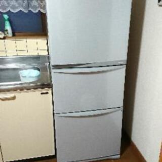 ID 308732 冷蔵庫 3ドア シャープ 350L 2016年製 SJ-PW35B-T
