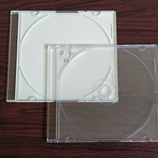 CD･DVD ケース 厚さ5mm 白・透明