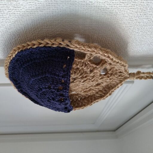 麻ひもハンギング小物入れ2個セット まや 塩屋のインテリア雑貨 小物 その他 の中古あげます 譲ります ジモティーで不用品の処分