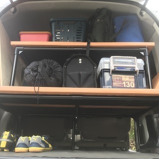 荷積み・車中泊用ベッド（エブリィ・軽バン）
