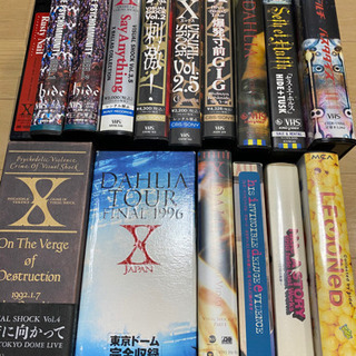 X JAPAN  hideソロ 市販VHSビデオテープ