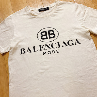 美品 BALENCIAGA 白Tシャツ