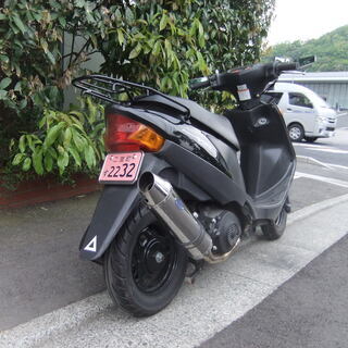 スズキ　アドレスV125　チョイカスタム　実動中古美車　タイヤ前後バリ山　社外マフラー付　自賠責保険(令和2年8月)付き
