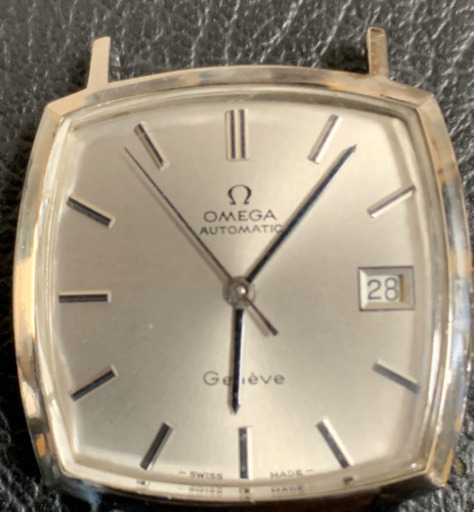 【値下げ42000→37000円】OMEGA automatic Geneve メンズ【USED】＋ベルト付き