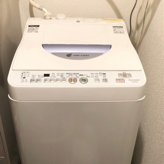 ［譲渡完了］SHARP 乾燥機付き5.5キロ洗濯機！◎