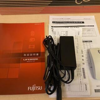 美品）富士通LIFEBOOK AH FMVA77(S)SWZ Core i7（第4世代 4712HQ）メモリ8G