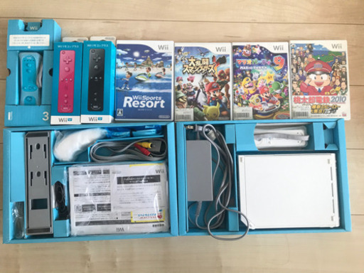 Wii  本体　ソフト4つ　セット　おまけ付き