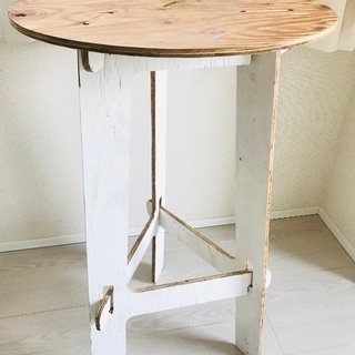 木製ハイテーブル