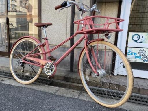 ご好評につき、終了させて頂きました。【アウトレット自転車/ピンク 