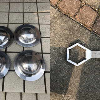 アメ車向け】ビレットホイール+タイヤ 4本セット ボイド？ 17R9.5j 
