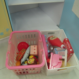 木製キッチン 幅111.5×奥行40×高さ109cm コストコ ままごと オマケ付き