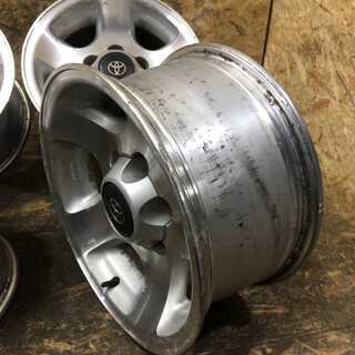 TOYOTA トヨタ ランクル80 純正ホイール 16インチ 4本 8J6HPCD139.7±0　(VHV039MS) TOYOTA トヨタ ランクル80 純正ホイール 16インチ 4本 8J6HPCD139.7±0