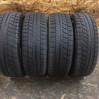 【BS BLIZZAK VRX 195/65R15】スタッドレス 4本【LEBEN 社外 15インチ 6J5HPCD114.3+45】2017年製 ヴォクシー等　(VTB183) クレジットカード QR決済可能