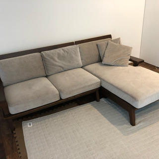 ３人掛けL字ソファー