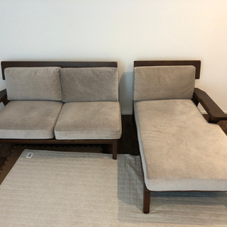 ３人掛けL字ソファー