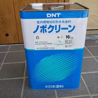 DNT（大日本塗料）　室内塗料（水系）ノボクリーン白（艶消し）　...