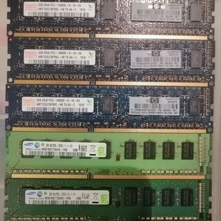 ワンコインメモリセットPC3-10600E 2GB✕3 PC3L...