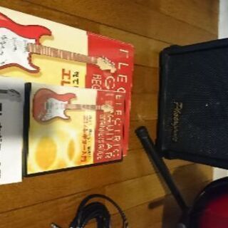 エレキギター入門セット ワインレッド木目調