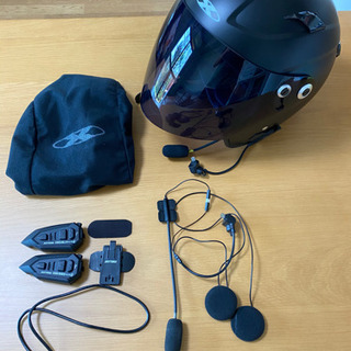 バイク用インカム、ヘルメット