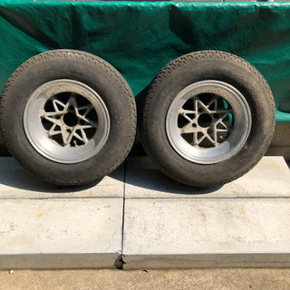 当時物 テクノレーシング 中古 ホイール 2本