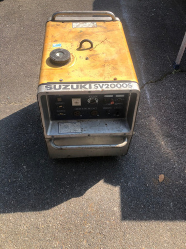 発電機スズキSV2000S 最終値下　商談中 発電機スズキSV2000S 最終値下 商談中