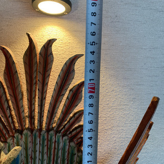 インドネシア 木彫りガルーダに乗るヴィシュヌ アンティーク