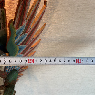 インドネシア 木彫りガルーダに乗るヴィシュヌ アンティーク