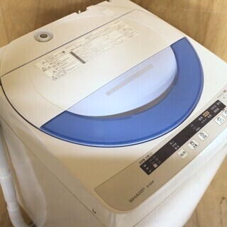 広島市内送料無料 14年製 シャープ 洗濯機 風乾燥 穴なし槽 ...