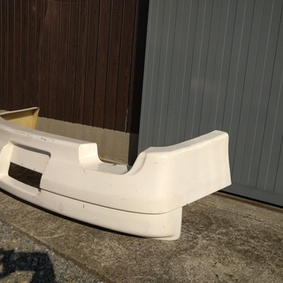 【値下げ交渉可】180sx  社外エアロリアバンパー　猫男爵 値下げ交渉可】180sx 社外エアロリアバンパー 猫男爵