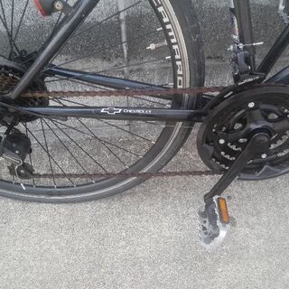 シボレー カマロ CAMARO クロスバイク 黒 21段変速 配送無料