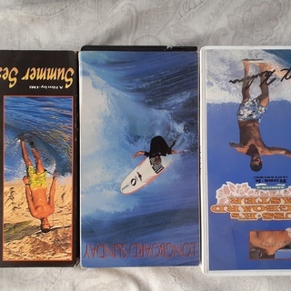 サーフビデオ、ロングボード Russ K他、3本セット VHS　美品
