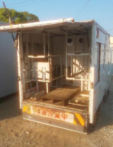 【値下げしました】【レア】【扉多数】【3t車でも配送可】工具入れ コンテナ 長さ約325cm×幅169cm×高さ203cmくらい 匝瑳市発 配送可 値下げしました】【レア】【扉多数】【3t車でも配送可】工具入れ