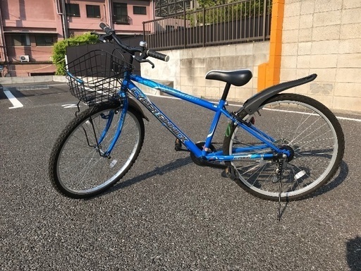 ジュニア自転車　サイバーギミック26インチ　ブルー