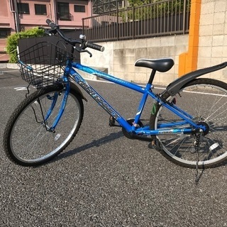 ジュニア自転車　サイバーギミック26インチ　ブルー