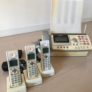 【brother】電話　ファックス　子機3台