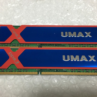 DDR3 1600 8GB ( 4GB x2枚) メモリ　UMAX