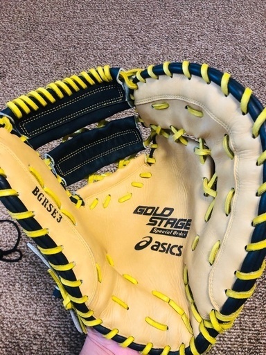 未使用・型付け済】アシックス ゴールドステージ 軟式ファースト
