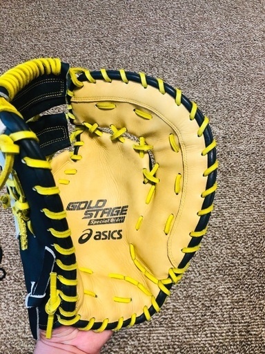 未使用・型付け済】アシックス ゴールドステージ 軟式ファースト