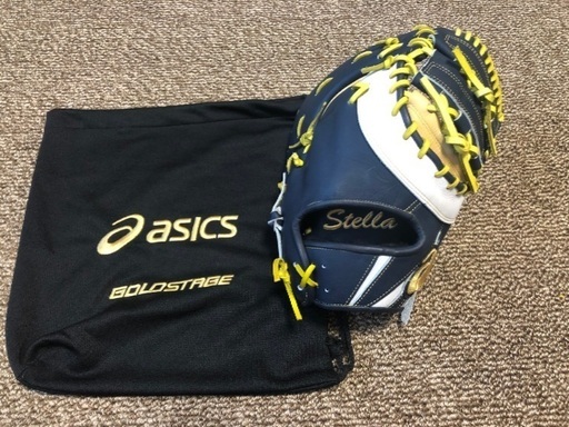 未使用・型付け済】アシックス ゴールドステージ 軟式ファースト