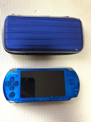 PSP-3000 ブルー　本体　　カセット4個　　送料込み7000円‼️