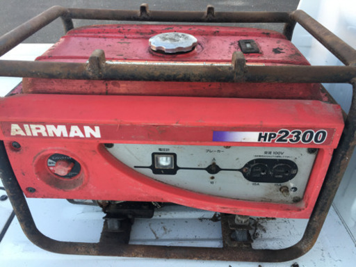 AIRMAN HP2300発電機 エンジン絶好調