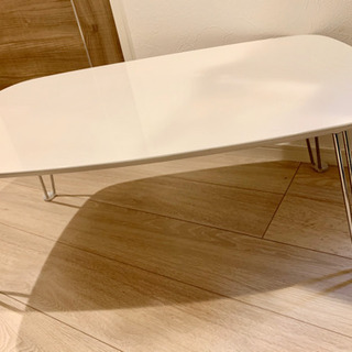 テーブル　ホワイト　ローテーブル　白　机　座り机　折りたたみ　座卓　