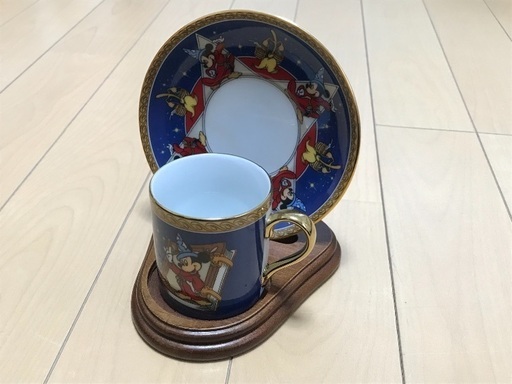 【新品未使用】Disney デミタスカップ\u0026ソーサーセット