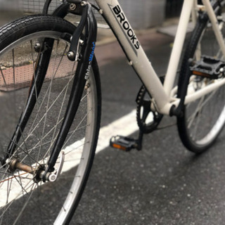 クロスバイク 前後のタイヤ交換済み